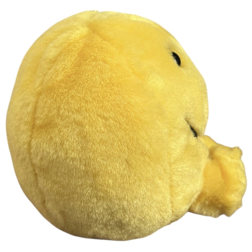 Swibco Puffkins Happy Face Bean Bag Plush Yellow Collectible with‎ Tags - Picture 4 of 8